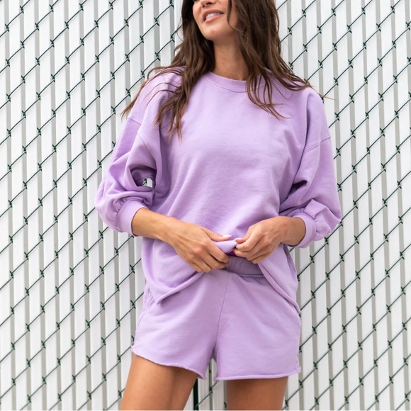 Set Pre-owned Off Duty Sweat Short Set size large - Picture 1 of 14